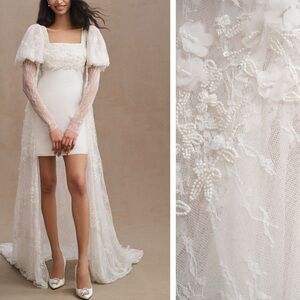 Anthropologie BHLDN Meadow Bridal Cape